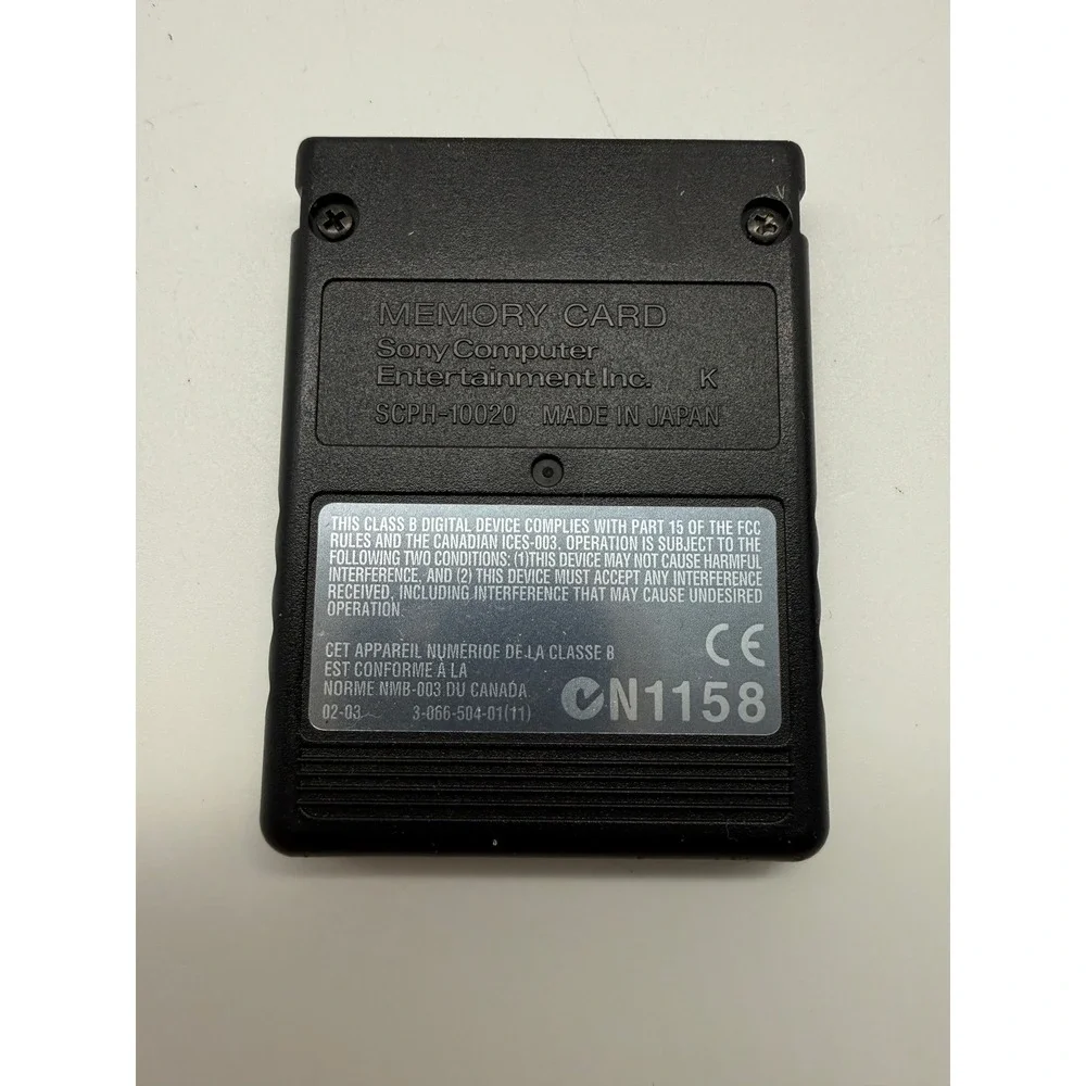 Sony PS2 Memory Card PlayStation 2 8MB SCPH-10020 MagicGate OEM Japan TESTED